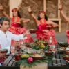 Delicious Hawaiian buffet at Grand Wailea Luau.